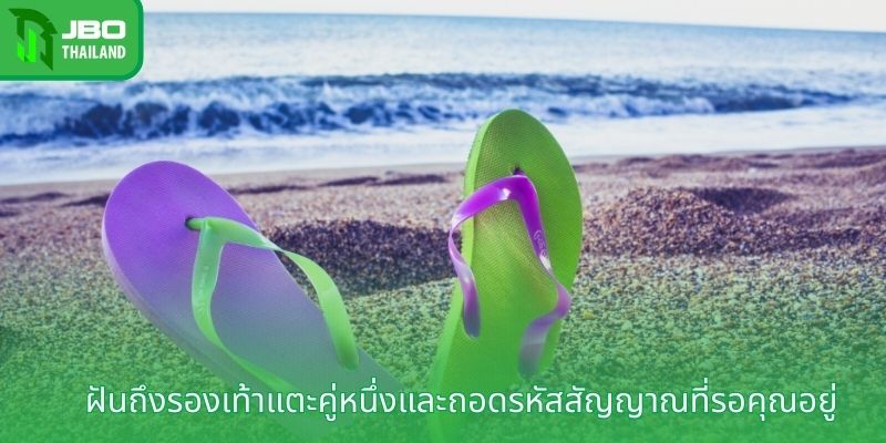 ฝันถึงรองเท้าแตะคู่หนึ่งและถอดรหัสสัญญาณที่รอคุณอยู่