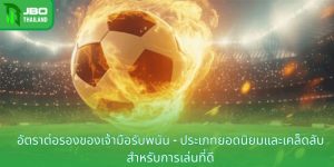 อัตราต่อรองของเจ้ามือรับพนัน - ประเภทยอดนิยมและเคล็ดลับสำหรับการเล่นที่ดี